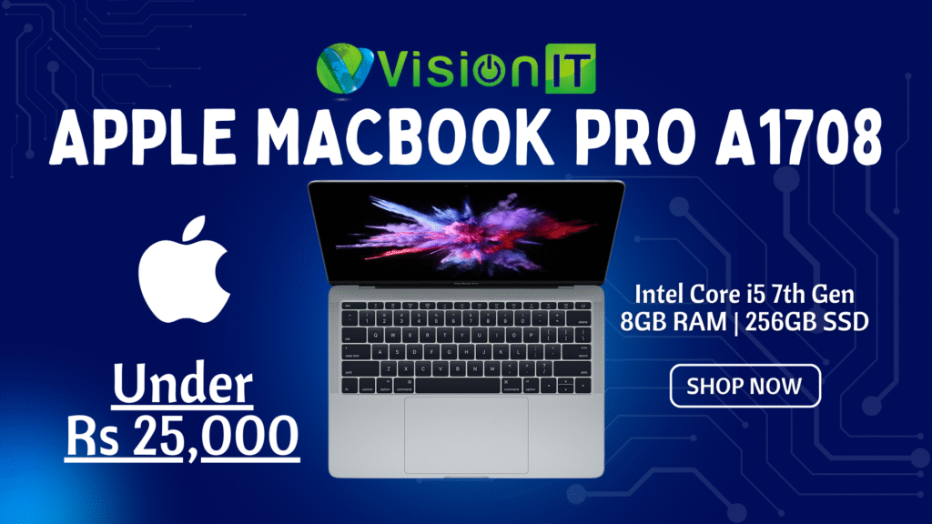 Apple MacBook A1708 refurbished laptop with 13.3-inch Retina display, Intel Core i5, 8GB RAM, and 256GB SSD for smooth performance