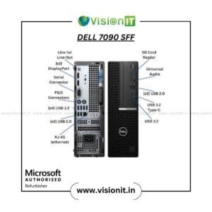Dell OptiPlex 7090 SFF PC with 11th Gen processor and high-speed SSD/HDD storage