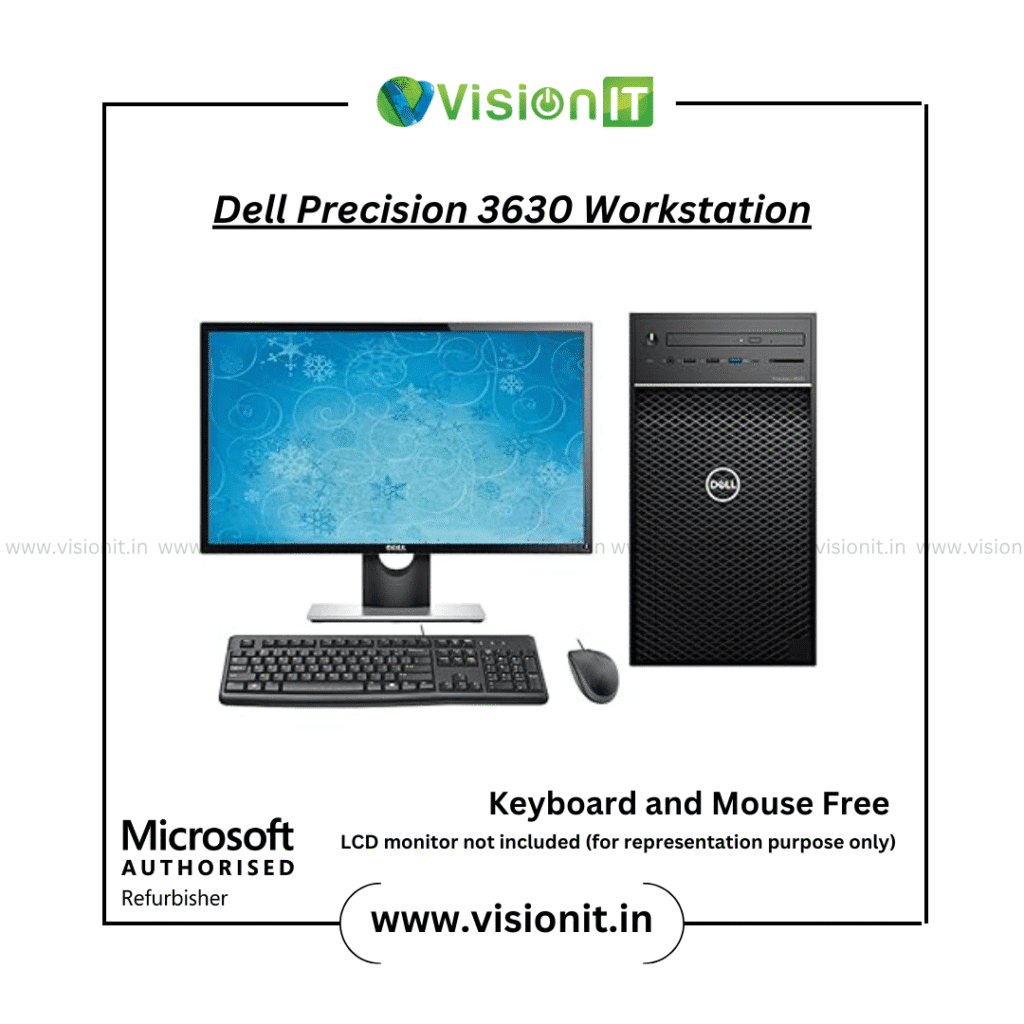 Dell Precision 3630 Tower Workstation Xeon Processor with 32GB DDR4 RAM and 1TB HDD – Professional Use