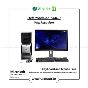 Refurbished Dell Precision T3400 Workstation – Intel Core 2 Duo/Quad, 375W PSU, PCIe GPU, office desktop PC