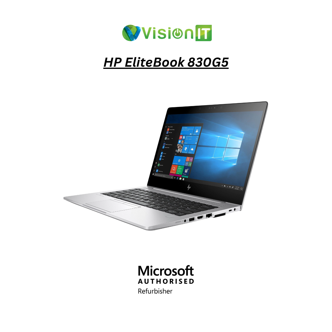 Best refurbished HP EliteBook 830 G5 laptop for business and student use with Intel i5 8th Gen processor