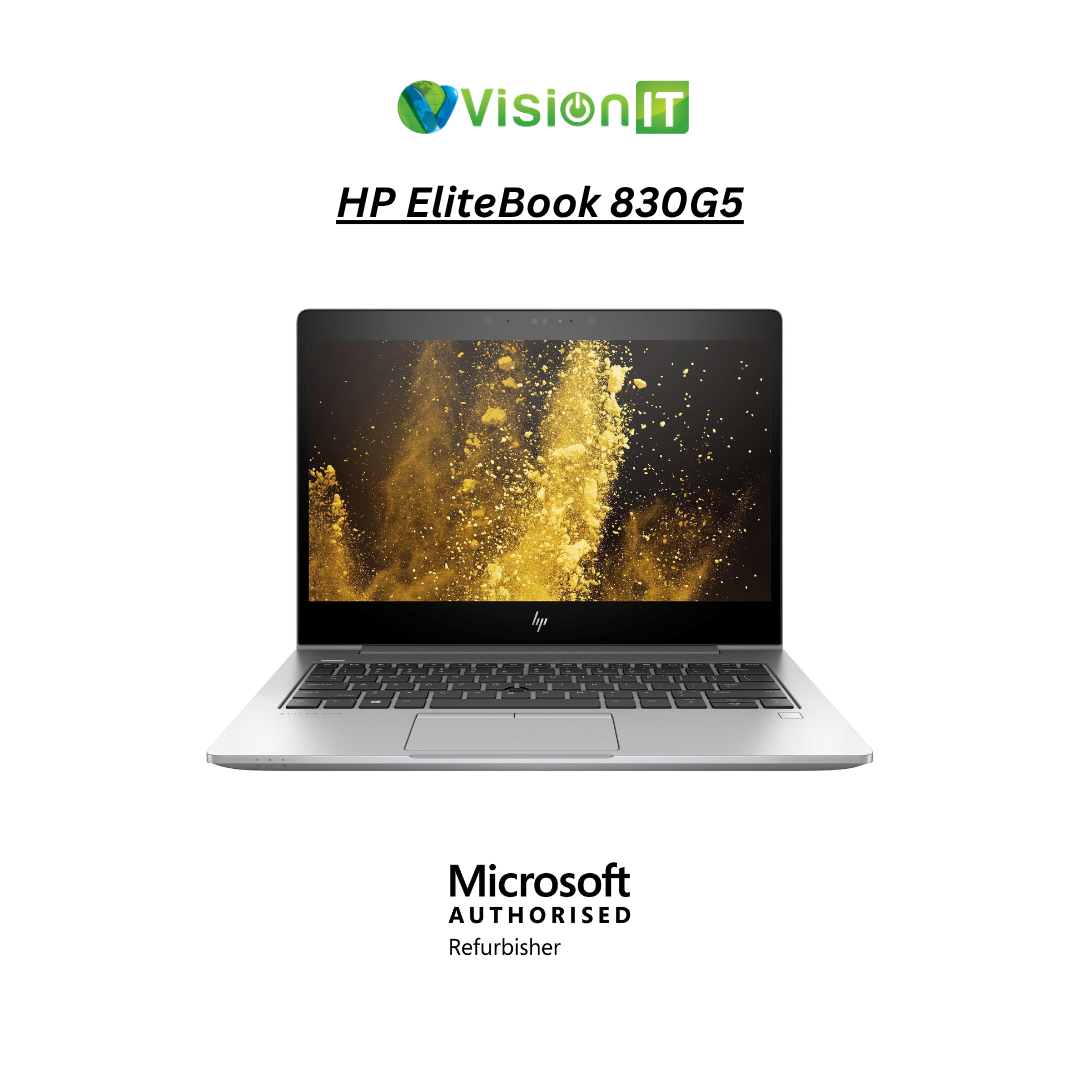 HP EliteBook 830 G5 Notebook with genuine Windows 11 Pro – Refurbished and tested by Microsoft Authorised Refurbisher