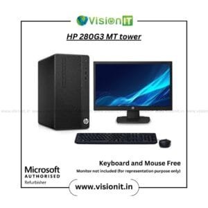 HP 280 G3 MT PC MicroTower with 7th Gen i3/i5/i7, SSD & HDD storage, and compact office-ready design