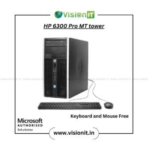 Refurbished HP Compaq 6300 Pro MT PC with 3rd Gen Intel Core processor and micro tower design