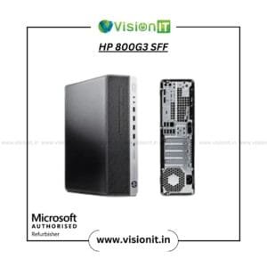 HP EliteDesk 800 G3 SFF PC with Core i5/i7, SSD upgrade and Windows 10 Pro for compact office computing