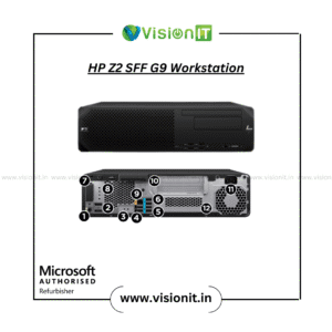 Refurbished HP Z2 SFF G9 Workstation with Xeon CPU, 32GB ECC RAM, NVIDIA Graphics – Buy in India with Genuine Windows