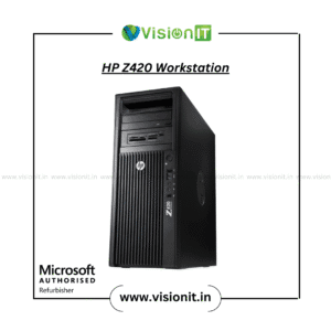 Certified Refurbished HP Z420 Workstation with Xeon processor and SSD for powerful multitasking