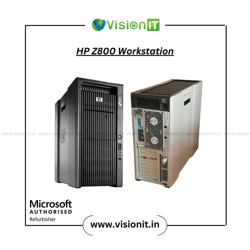 Refurbished HP Z800 Workstation with Dual Intel Xeon X5675, 32GB DDR3 RAM, NVIDIA Quadro Graphics, Windows 10 Pro