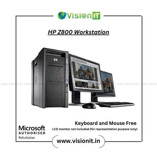 Refurbished HP Z800 Workstation with Dual Xeon X5675 and ECC RAM – Ideal for 3D rendering, AutoCAD & design workflows