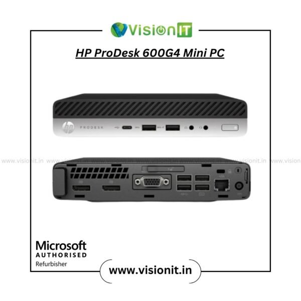 HP ProDesk 600G4 Mini Desktop 8th Gen i3/i5/i7 with SSD, DDR4 RAM – Refurbished PC for Office Use