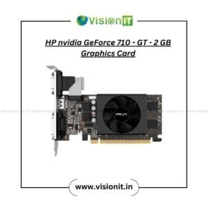HP GeForce GT710 2GB PCIe graphics card for office desktops, home PCs, and everyday computing tasks