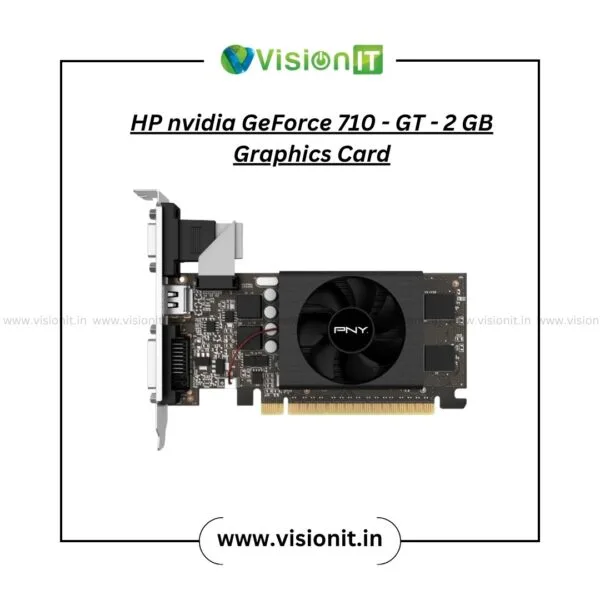 HP GeForce GT710 2GB PCIe graphics card for office desktops, home PCs, and everyday computing tasks