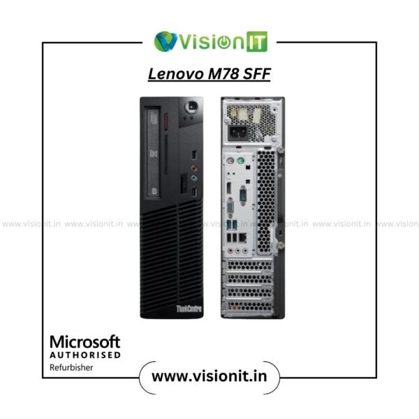 Lenovo ThinkCentre M78 SFF PC| AMD A6/A8/A10| Compact 2nd Gen Desktop for Office Tasks, Schools & Daily Computing Needs - Image 2