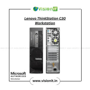 Lenovo ThinkStation C30 Workstation with dual Xeon CPUs, ECC RAM, and certified Windows OS