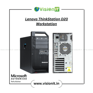 Lenovo ThinkStation D20 Workstation with dual Xeon processors, ECC RAM, and Windows license