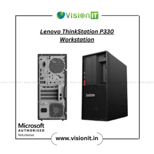 Refurbished Lenovo ThinkStation P330 Workstation with Intel Xeon processor, DDR4 RAM, and HDD/SSD support for CAD and design workflows