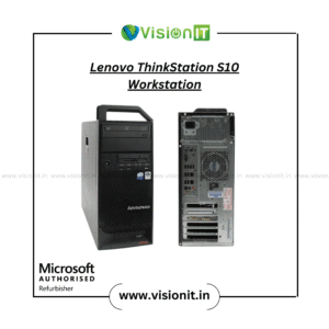 Refurbished Lenovo ThinkStation S10 workstation with Xeon processor and ECC memory, perfect for design and business use