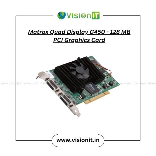 Matrox Quad Display G450-128MB PCI Graphic Card
