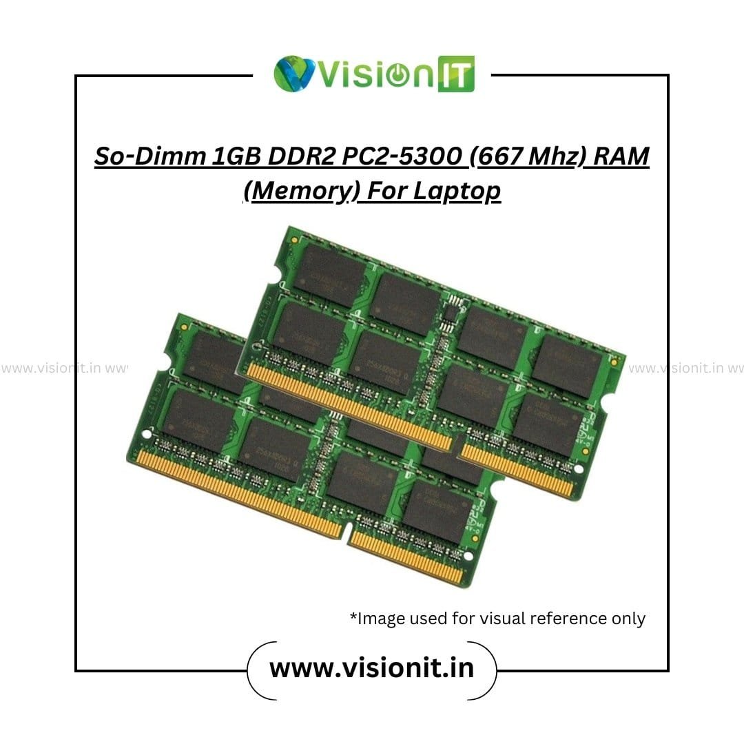 1GB DDR2 667 MHz PC2-5300 So-DIMM Laptop RAM