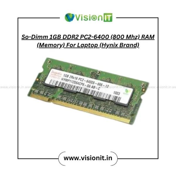 Vision IT 1GB DDR2 800 MHz So-DIMM RAM for Laptop