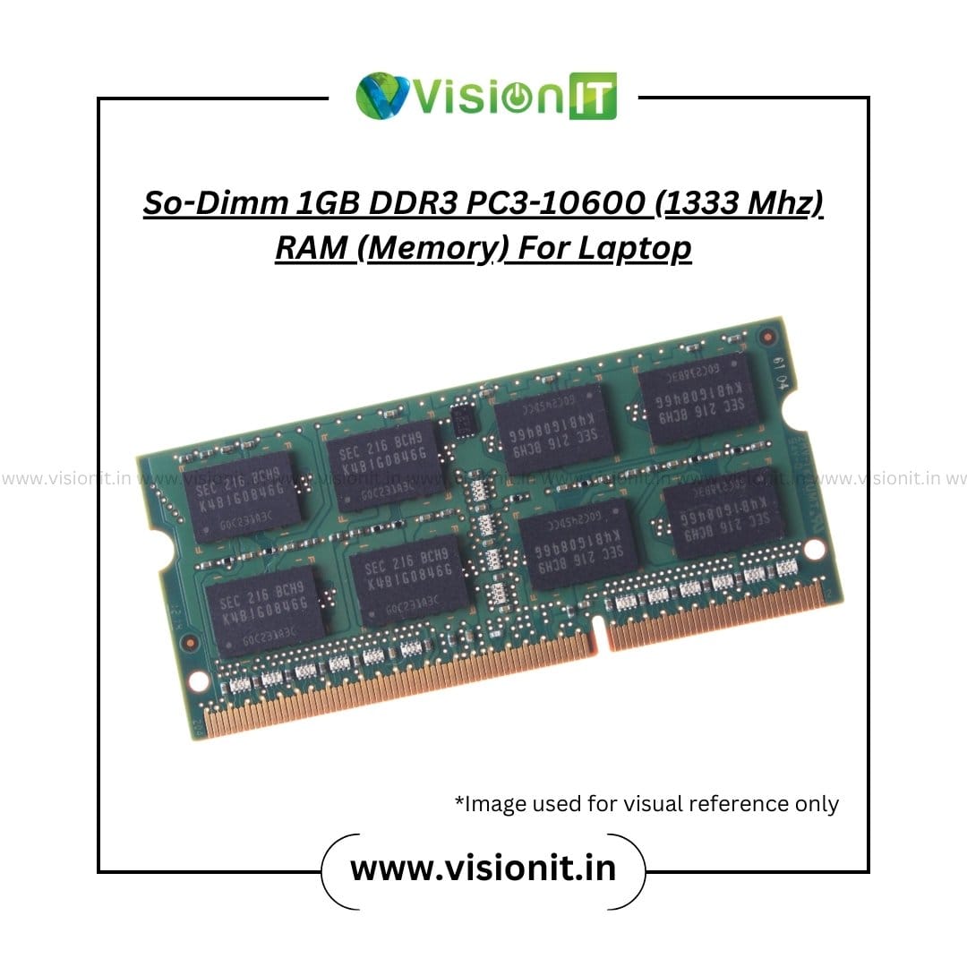 1GB DDR3 1333 MHz PC3-10600 So-DIMM Laptop RAM