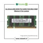 So-Dimm  2GB DDR2 PC2-4200 (533 Mhz) RAM (Memory) For Laptop - Image 2
