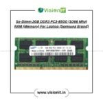 So-Dimm  2GB DDR3 PC3-8500 (1066 Mhz) RAM (Memory) For Laptop
