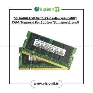 Buy So-DIMM 4GB DDR2 PC2-6400 800 MHz RAM for Laptop – 200-pin DDR2 memory for legacy systems with 3-year warranty