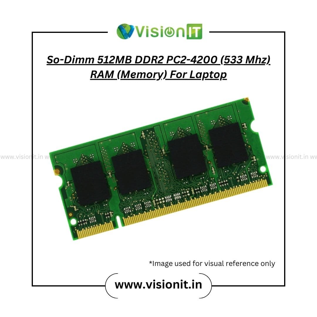 512MB DDR2 PC2-4200 533MHz So-DIMM Laptop RAM