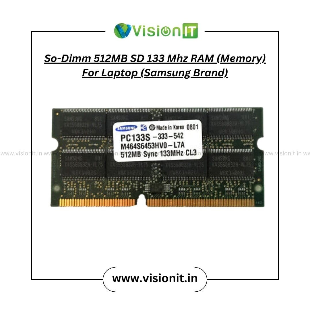512MB SD 133MHz So-DIMM Laptop RAM PC133