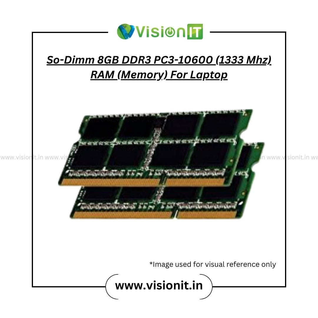 8GB DDR3 1333MHz So-DIMM Laptop RAM PC3-10600