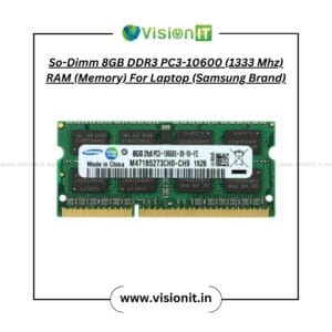 8GB DDR3 RAM for Laptop – PC3-10600 So-DIMM 1333MHz Compatible Memory Module