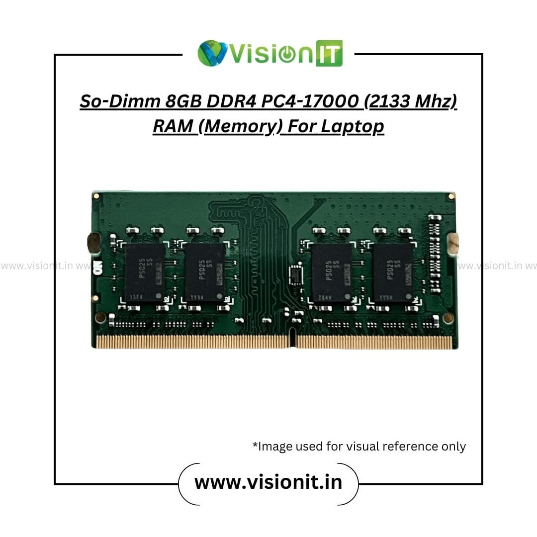 So-Dimm  8GB DDR4 PC4-17000 (2133 Mhz) RAM (Memory) For Laptop - Image 3