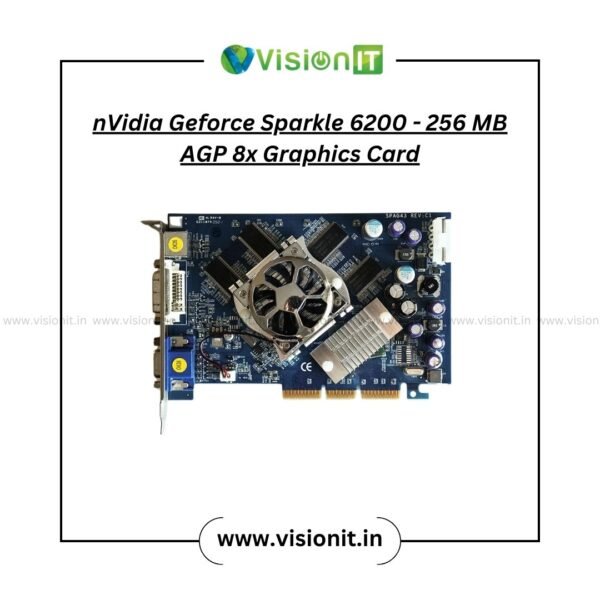 nVidia Geforce Sparkle 6200-256MB AGP 8x Graphic Card
