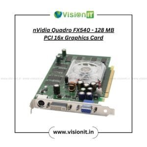 NVIDIA Quadro FX570 128MB PCIe graphic card for professional desktop workstations