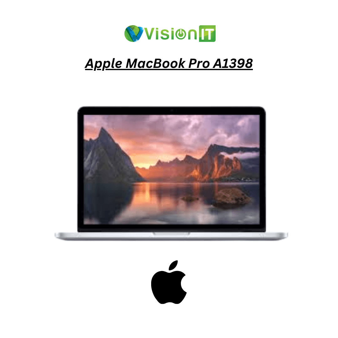 VisionIT refurbished MacBook Pro A1398 laptop with warranty and Retina screen