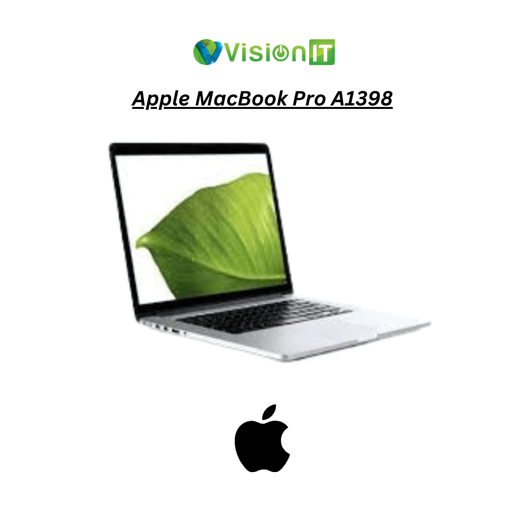 Apple MacBook Pro A1398 refurbished laptop with SSD and macOS pre-installed