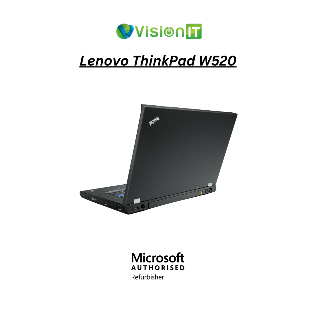 Lenovo ThinkPad W520 Refurbished Laptop with Intel Core i7 and Windows 10 Pro