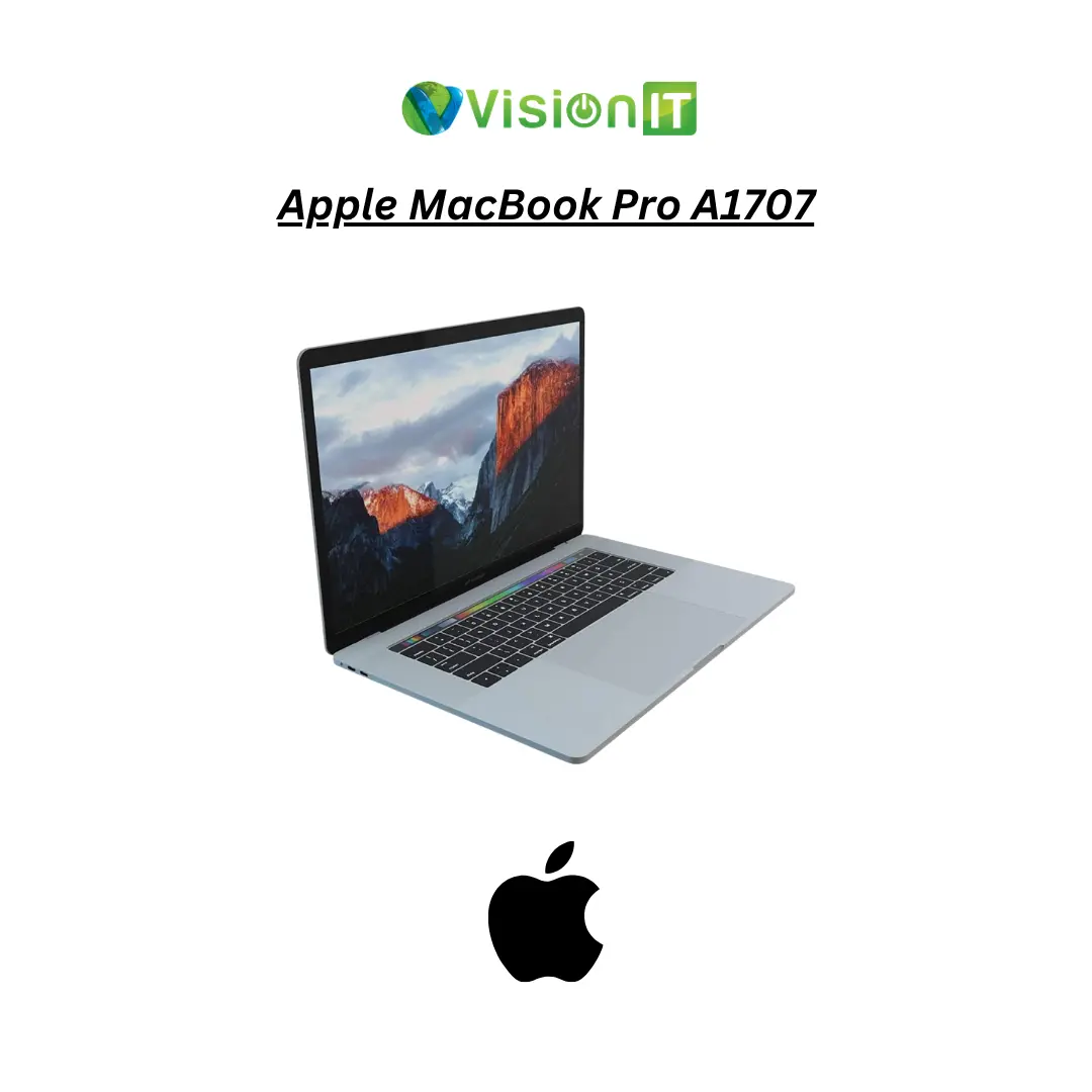 Refurbished MacBook Pro A1707 laptop from Apple with sleek design and solid specs