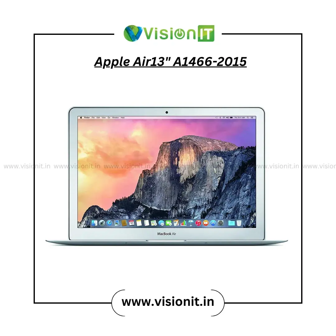 Lightweight refurbished Apple MacBook Air A1466 with long battery and sleek design