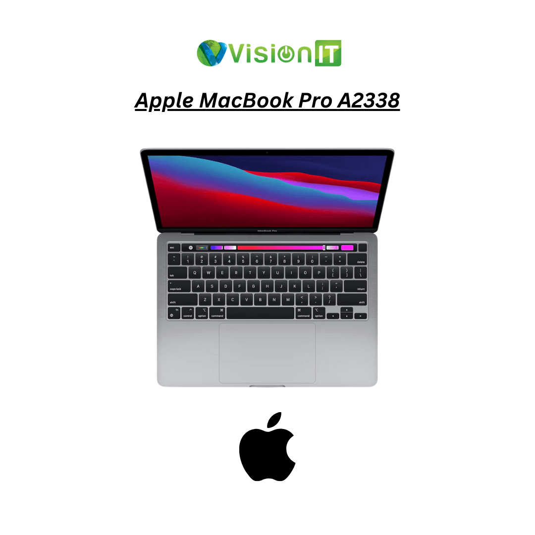 Refurbished Apple MacBook Pro A2338 with M1 chip in silver finish