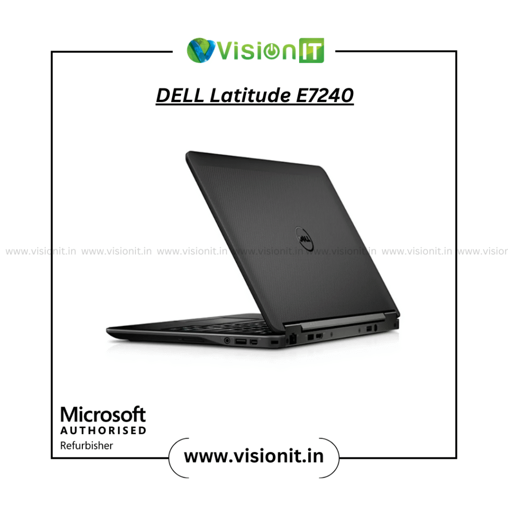 Refurbished Dell Latitude E7240 laptop with i7 processor and compact design, available at best price in India