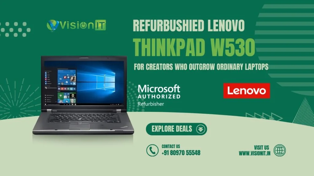 Refurbished Lenovo ThinkPad W530 – Power Meets Precision