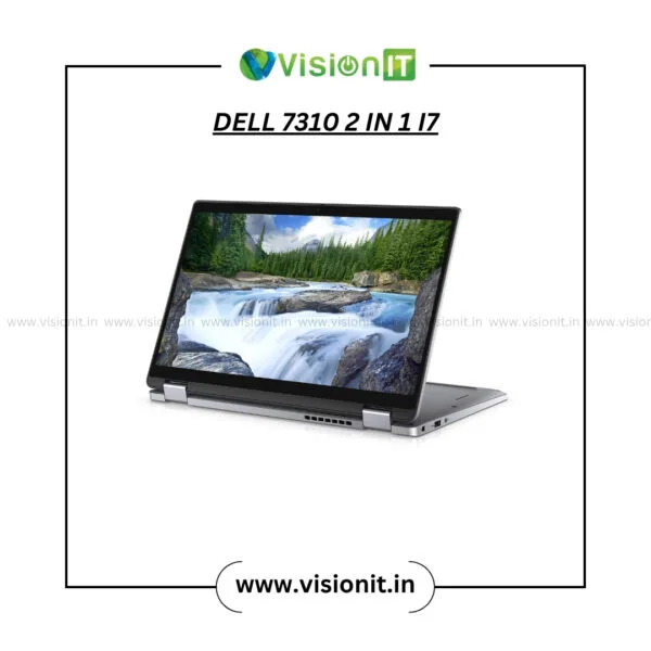 Refurbished Dell Latitude 7310 laptop with 13.3-inch display, Intel processor, and lightweight design for office and travel use