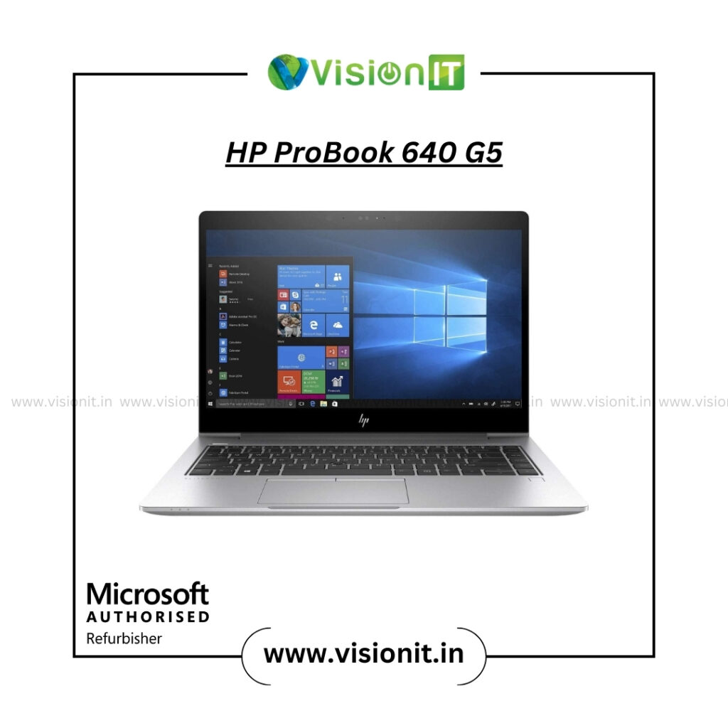 HP ProBook 640 G5 | Core i5 8th Gen | Upgradeable RAM & SSD | Genuine Windows | Built for Work, Office & Study