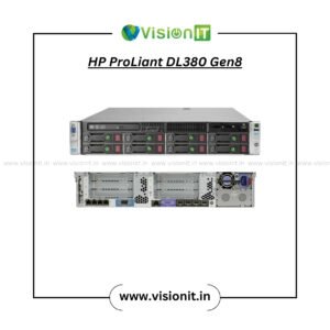 Refurbished HP ProLiant DL380 Gen8 2U rack server with Xeon CPUs and storage bays