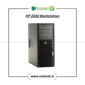 Refurbished HP Z230 Workstation tower PC with Intel Xeon CPU, ideal for CAD and office tasks