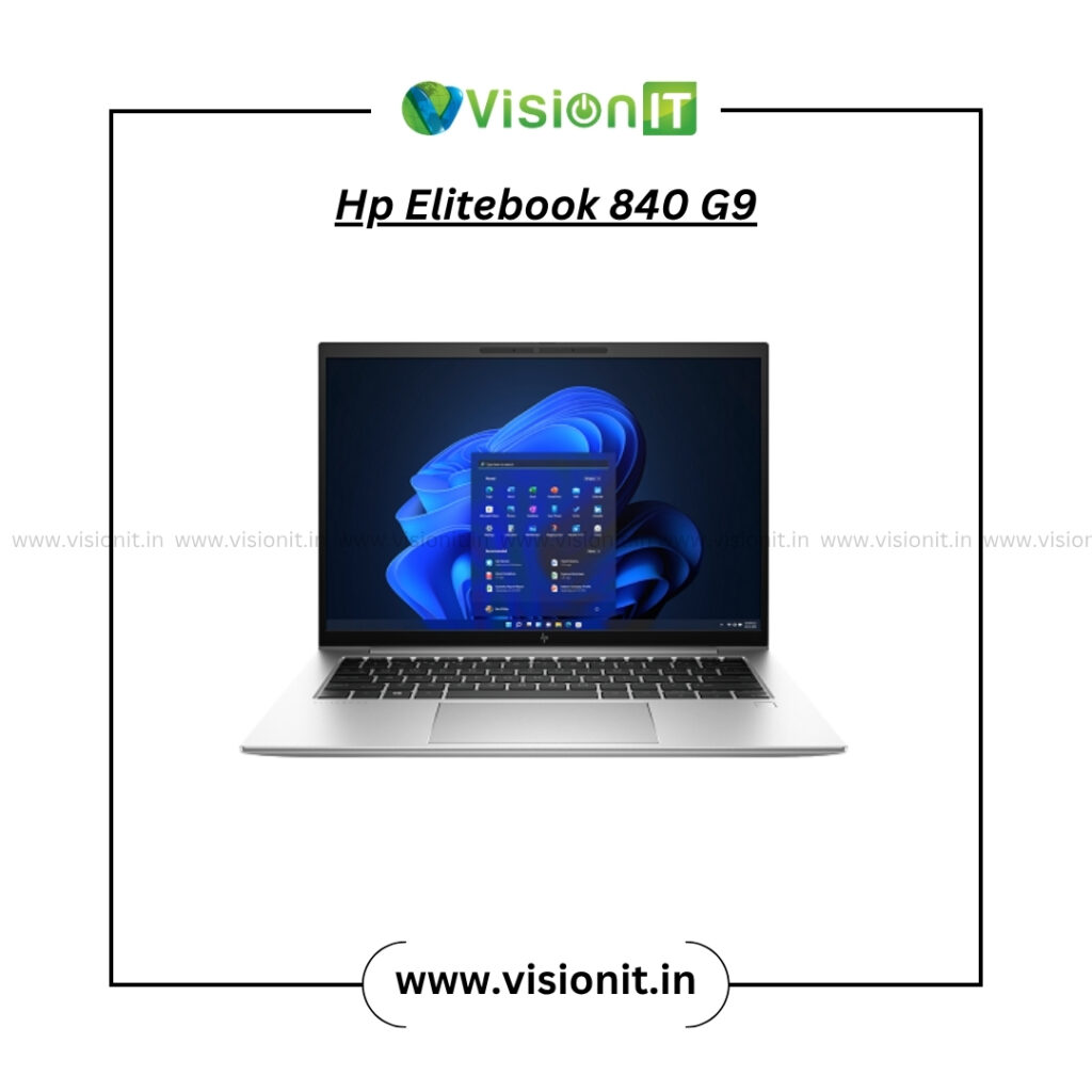 HP EliteBook 840 G9 i5 12th Gen 14-inch laptop with upgradable RAM & SSD, genuine Windows 11 Pro, best price India