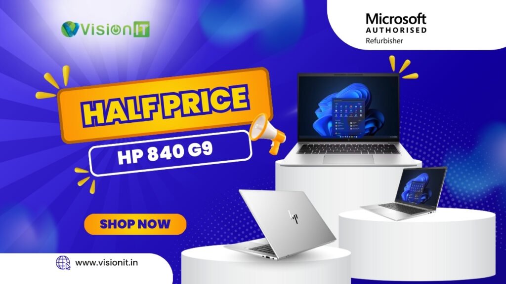 Refurbished HP EliteBook 840 G9 business laptop – sleek, high-performance notebook for professionals seeking value and reliability