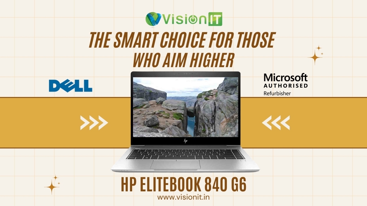 Refurbished HP EliteBook 840 G6 Slim Secure Laptop 